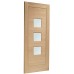 Turin Double Glazed External Oak Door (M&T) with Obscure Glass
